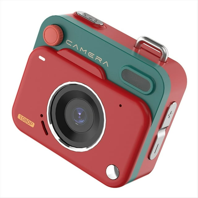 Cámara Digital Compacta Retro HD CCD Mini para Fotografía Al Aire Libre, Viajes, Videocámara, Regalo de Cumpleaños para Niños.