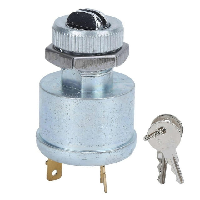 Interrupteur d'allumage 3 voies 4 bornes avec 2 clés 33639G01 de remplacement pour EZGO Club Car