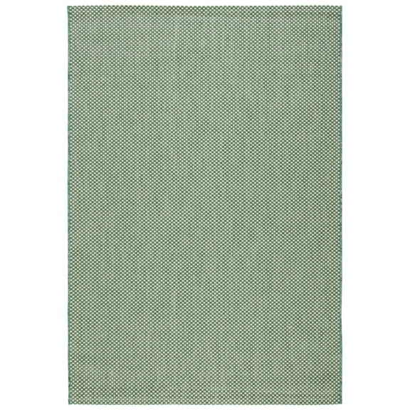 SAFAVIEH Courtyard Leighton Checkered Indoor/Outdoor Area Rug, Dark Green/Beige, 2' x 3'7"