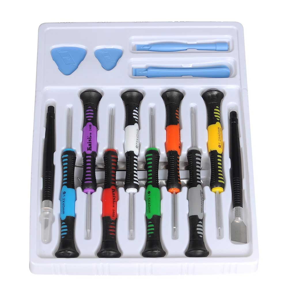 iPhone 4 & 4S Professional Cell Phone Accessory Kits Compatible with iPhone 5 & 5S & 5C Samsung Galaxy Series Professional Versatile Screwdrivers Set