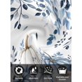 thumbnail image 7 of Blue Fall Cloth Napkins Set of 6 Reusable Dinner Napkins, Thanksgiving Pumpkins Weeping Botanical Cocktail Napkin Washable Table Napkins for Wedding/Holiday Party/Baby Shower 20"x20", 7 of 7