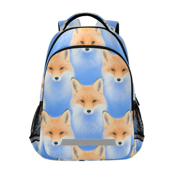 ALAZA Cute Fox Backpack Elementary School Bag Bookbag Travel Rucksack
