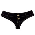 thumbnail image 4 of Nuevas mujeres Sexy cintura baja Ultra rasgado Denim Jean Tanga Mini pantalones cortos Mujer s-xxl, 4 of 5
