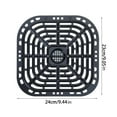 thumbnail image 3 of Air Replacement Grill Pan Air Fryers Crisper Plate Air Grill Plate Non-Stick Fry Coating Pan Dishwasher Safe, 3 of 8