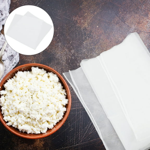 SEWCHICS White Nylon Cheesecloth Filter Cloth for Cooking and Food Preparation, and Reusable, 1 Set