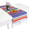 thumbnail image 1 of Camino de mesa estilo mexicano, decoración de caminos de comedor lavables de tejido de algodón 35 x 213 cm Qi Cheng ZefeiWu 8390611541996, 1 of 1
