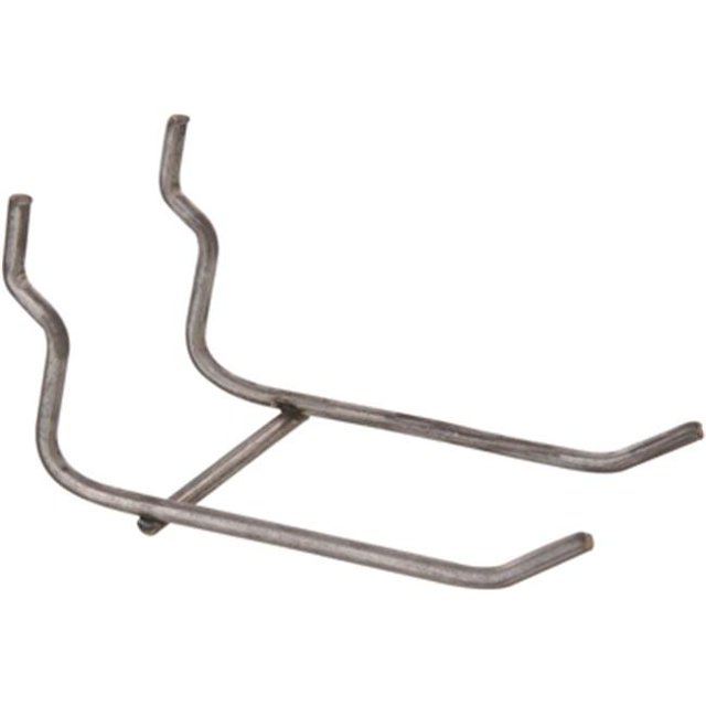 6 in. Pegboard Double Hook, Zinc Plated