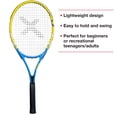 thumbnail image 2 of Xcello Sports 2-Player Aluminum Youth Tennis Racket Set, Includes Two 23" Tennis Rackets, 6 All Court Balls and 2 Carry Cases, Tennis Racket Adult, Blue/Yellow, 2 of 4