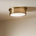 thumbnail image 4 of 52541BNB Kichler Lighting Serca - 3 Light Flush Mount In Traditional Style-5.75 Inches Tall and 18 Inches Wide-Brushed Natural Brass Finish, 4 of 10