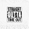 thumbnail image 4 of Inktastic Straight Outta Time out Girls Toddler Dress, 4 of 5