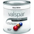 thumbnail image 3 of Valspar 65000 Premium Latex Enamel Paint, 0.5 pt, 400 sq-ft/gal, White, 3 of 3