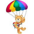 thumbnail image 2 of Teddy Bear Parachute H)olding Wall Mural Decal by Wallmonkeys Vinyl Peel and Stick Graphic (48 in H x 31 in W, 2 of 4