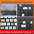 thumbnail image 1 of Replacement Keycap Key cap Hinge for Asus ROG GL552 GL552VL GL552VW GL752 GL771 G551 GL551 backlit Keyboard 4 Keycap, 1 of 5