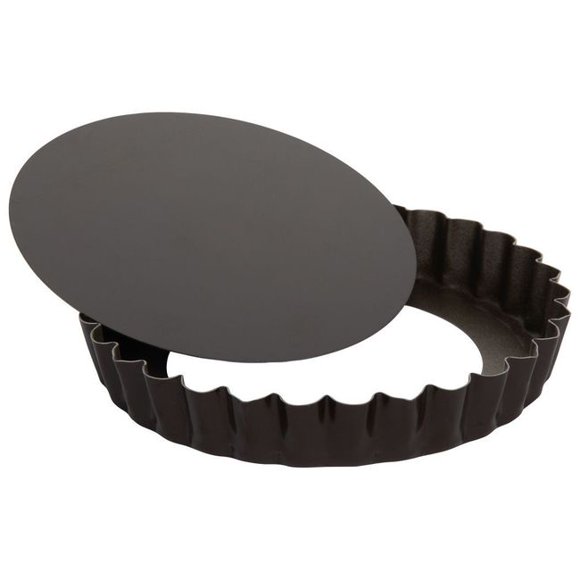 Gobel Moule à Tarte Rond Cannelé à Fond Bas, 4,7 x 0,7 Po