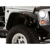 Bushwacker 97-06 Jeep TJ Flat Style Flares 2pc - Black