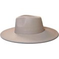 thumbnail image 3 of VERVE 8 Wide Brim Vegan Felt Rancher Hat - Women, Men, and Kids Fedora Style with Adjustable Inner Drawstring, 3 of 8