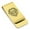 Gold, variant on Stainless Steel Geometric Polygon Lion Animal Classic Slim Money Clip Credit Card Holder