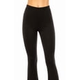 thumbnail image 5 of Women's Plus Size High Waisted Palazzo Pants Soft Stretch Print and Solid Flare Leggings, 5 of 5