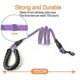 thumbnail image 2 of High Quality Black Reflective Strong Adjustable Nylon Dog Leash 150cm For Large Or Medium Dogs, 2 of 4