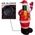 thumbnail image 3 of Papá Noel inflable 150 cm CHAO decoración navideña con luz LED para exteriores, 3 of 5