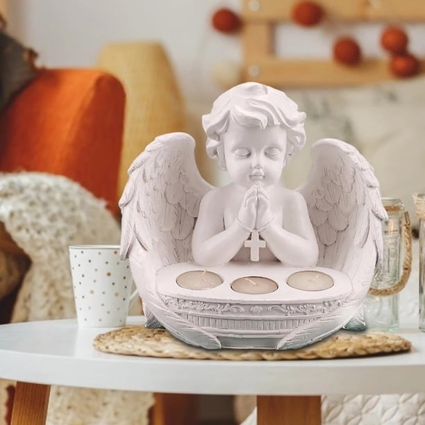 Estatuilla de ángel Abstracto Personajes Escultura de Escritorio Ofi en Estatuas de Adornos Colecciones oración Regalos de Colco Escultura de resina