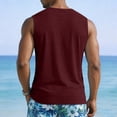 thumbnail image 4 of Men's Workout Tank Tops V Neck Sleeveless Shirts Quick Dry Athletic Gym Muscle T Shirt Lightweight Soft Tee, M, 4 of 8
