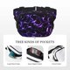 thumbnail image 5 of Disketp Galaxy Lightning Riñonera de Doble Capa, Bolsa de Cintura Ajustable para Viajes, Correr y Senderismo, Riñonera Ligera para Hombre y Mujer, 5 of 9