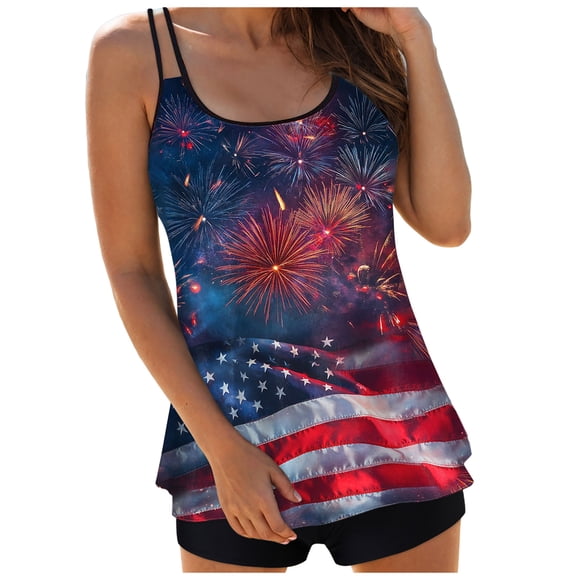 adviicd Tankini Hauts pour Femmes Haut de Tankini Blouson pour Femmes Seulement Coupe Ample Haut de Bain Sans Bas Maillot de Bain Modeste (Bleu Foncé, S)
