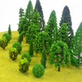 thumbnail image 4 of MOMOONNON 25 Piezas Modelo de Árboles Modelo Tren Paisaje Árboles en Miniatura Mixtos Árboles de Juegos de Guerra Artificiales Modelo Ferrocarril Paisaje Diorama Suministros Paisaje Paisaje, 4 of 5