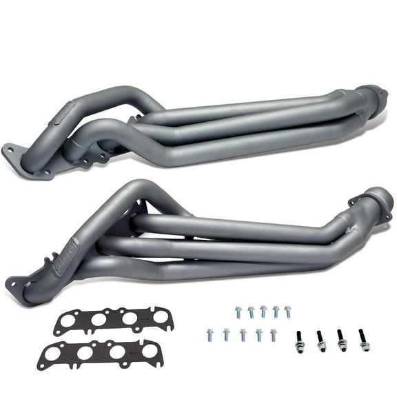 BBK Performance 1856 1-7/8 Long Tube Headers Titanium Ceramic Coated Fits select: 2011-2022 FORD MUSTANG