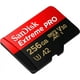 thumbnail image 2 of Tarjeta microSDXC Sandisk Extreme Pro 256 GB con adaptador SD RescuePRO Deluxe, 2 of 5