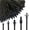 Ct-160pcs, variant on 80 Pack Nylon Push Mount Cable Zip Tie, 8.3"x0.18" Heavy Duty Nylon Push Mount Self Locking UV Resistant Assortment for Indoor Wire Tying (Black)