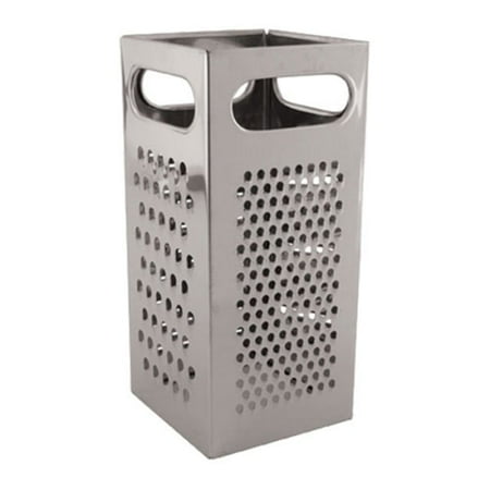 Winco 4-Sided Cheese Grater, 9", Silver