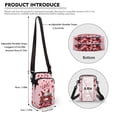 thumbnail image 6 of HELLHERO Valentine's Day Sling Bag Lightweight Women for Outdoor Travel Daily Use 4.33x1.97x7.09, 6 of 7