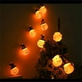 thumbnail image 2 of Cadena de luces LED de Halloween, decoración de Halloween, accesorios para bar, fiesta, luces decorativas de 5 metros de largo con 20 luces, enchufe y fuente de alimentación., 2 of 7