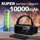 thumbnail image 4 of 2X Radio Meteorológica de Emergencia FM/AM/, Radio Portátil con Manivela, Linterna, Energía Solar de 10000 MAh para Acampar Al Aire Libre, 4 of 5