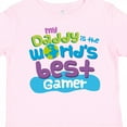 thumbnail image 4 of Inktastic World’s Best Gamer Daddy Boys or Girls Toddler T-Shirt, 4 of 5