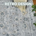 thumbnail image 2 of SIXHOME Runner Rugs 2x10 Area Rugs Washable Oriental Carpet Traditional Bedroom Throw Rug Rubber Back Vintage Distressed Neutral Hallway Kitchen Bathroom Rug Gray, 2 of 5