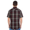 thumbnail image 2 of Burnside B9202 Men's Short-Sleeve Plaid Pattern Woven Shirt, 2 of 3