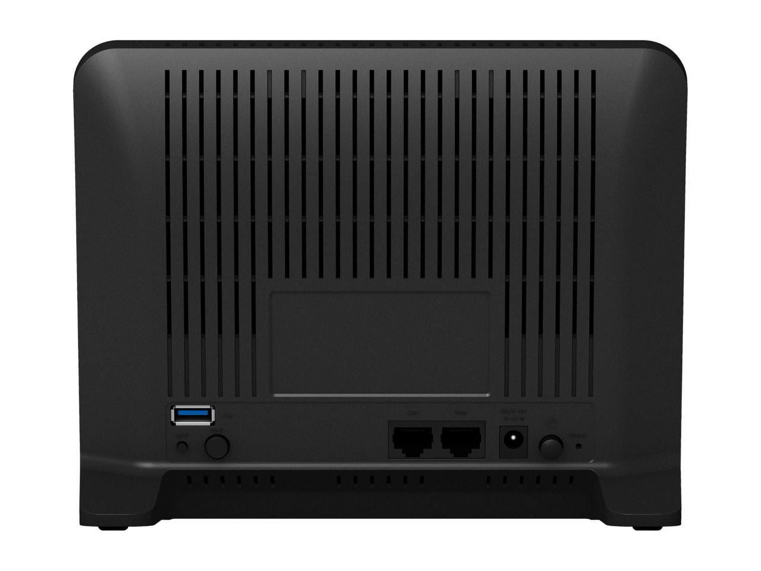 Synology Wireless Tri-Band Mesh Router, Black, Black