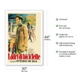 thumbnail image 2 of Bicycle Thieves (Ladri Di Biciclette) - Vintage Italian Film Movie Poster by Ercole Brini c.1948 - Fine Art Matte Paper Print (Unframed) 30x44in, 2 of 4