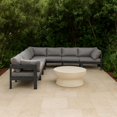 thumbnail image 2 of Meridian Furniture Nizuc Sectionnel Modulaire d'Extérieur Gris pour Patio, 2 of 8