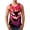 Pink, variant on IROINNID Round Neckline Tank Tops For Men Sleeveless 3D Sports And Leisure Vest Sleeveless Slim Fit Vest Pullover Graphic Print Tops