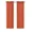 BRICK, variant on Gorgeous Home Linen MR2 Faux Silk Semi-Sheer Window Curtains 2-Pack Teal 84" L