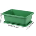 thumbnail image 3 of Rewenti Extra Large Rectangular Planting Container with Integrated Drainage Tray Ultimate Gardening Solution for Balcony Patio and Indoor Spaces, 3 of 6