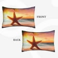 thumbnail image 4 of Bixox Starfish Sunset Sea Beach Printed Pillow Protector,Super Soft Ideal for Home,Guests,Rentals - 20"x30", 4 of 8