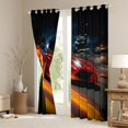 thumbnail image 3 of jejeloiu Red Sport Car Curtains Pack of 2 (42x84 Each),Speed Game Curtains Blackout For Racing Gamer, 3 of 6