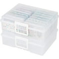 thumbnail image 4 of Clear Photo & Craft Keeper by Simply Tidy - Organize and Store Photos - Stickers - and Craft Supplies - Includes 16 Small Cases - 1 Pack, 4 of 7