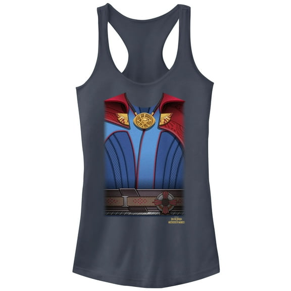 Junior's Marvel Doctor Strange in the Multiverse of Madness Doctor Strange Shirt Racerback Tank Top Indigo 2X Large