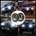 thumbnail image 2 of Pair 7'' LED Headlights Starry Dragon Eyes For Jeep Wrangler JK TJ CJ Chevy II, 2 of 10